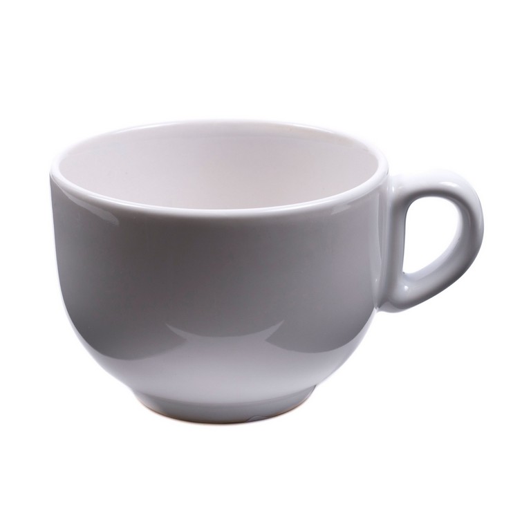 Чашка суповая керамическая белая 450 мл Арт.82402 - фото