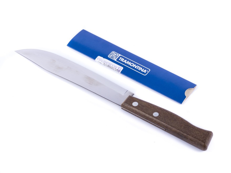 Нож металлический для мяса ''tradicional'' с деревянной ручкой 12,7 см Арт.83246 - фото