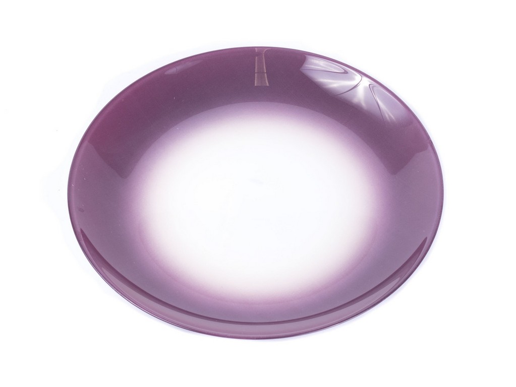 Тарелка десертная стеклянная ''winter fizz purple'' 20 см Арт.83949 - фото