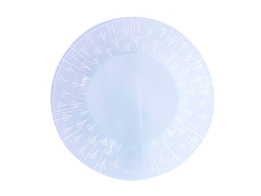 Тарелка мелкая стеклянная ''eclisse'' 28 см Арт.84119 - фото