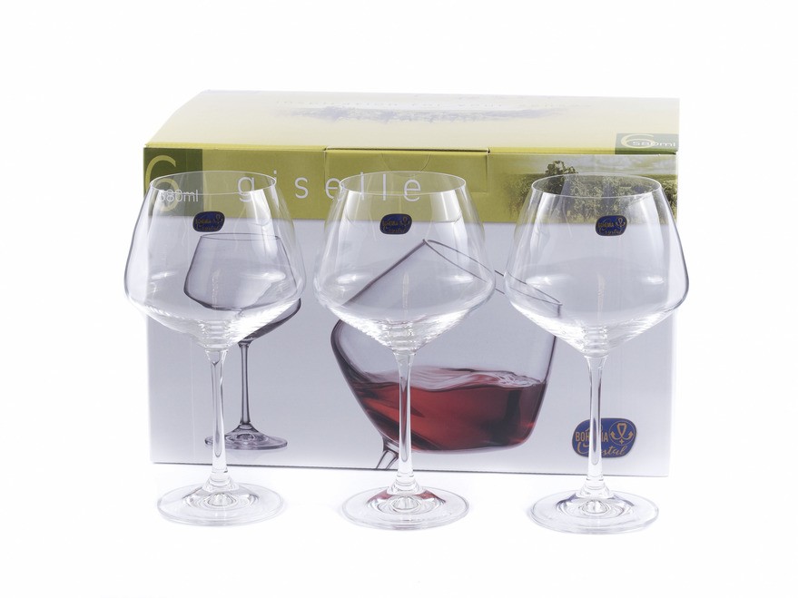 Набор бокалов для вина стеклянных ''giselle'' 6 шт. 580 мл  Арт.84805 - фото