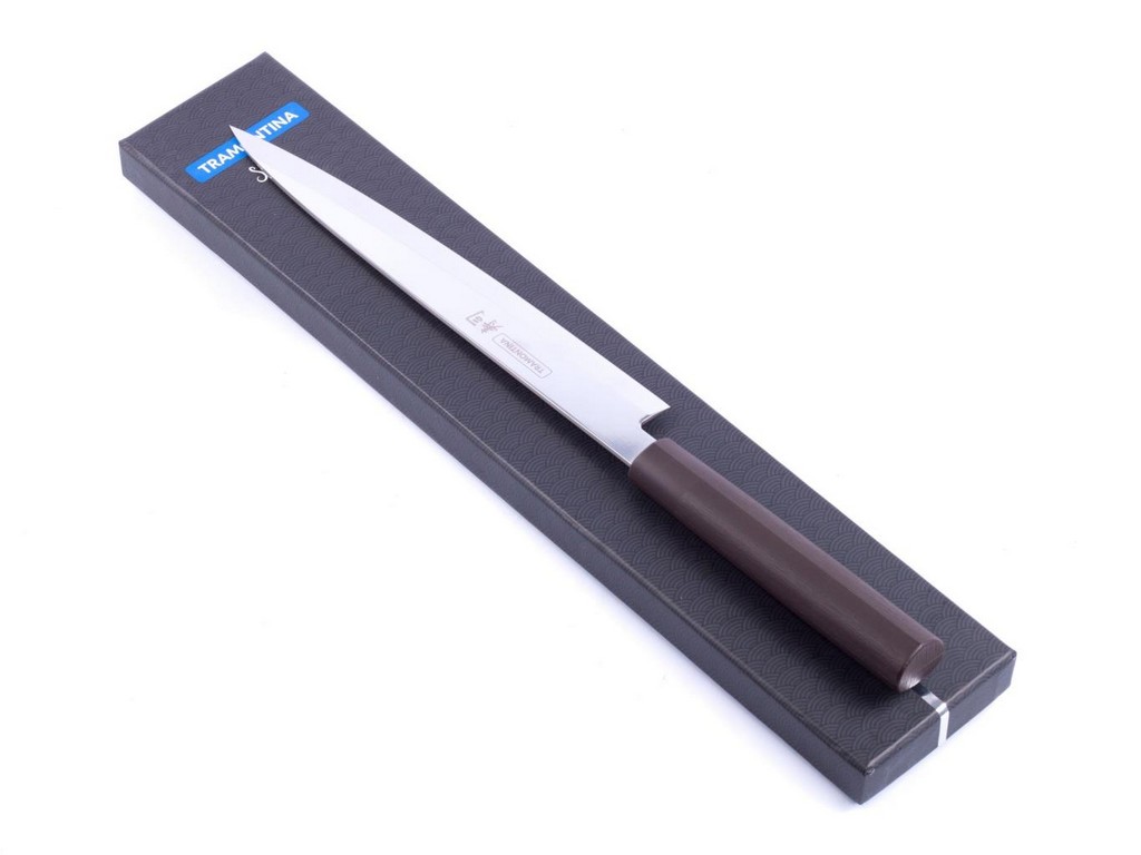 Нож металлический для суши ''yanagiba'' с пластмассовой ручкой 22,5/36,7 см Арт.84873