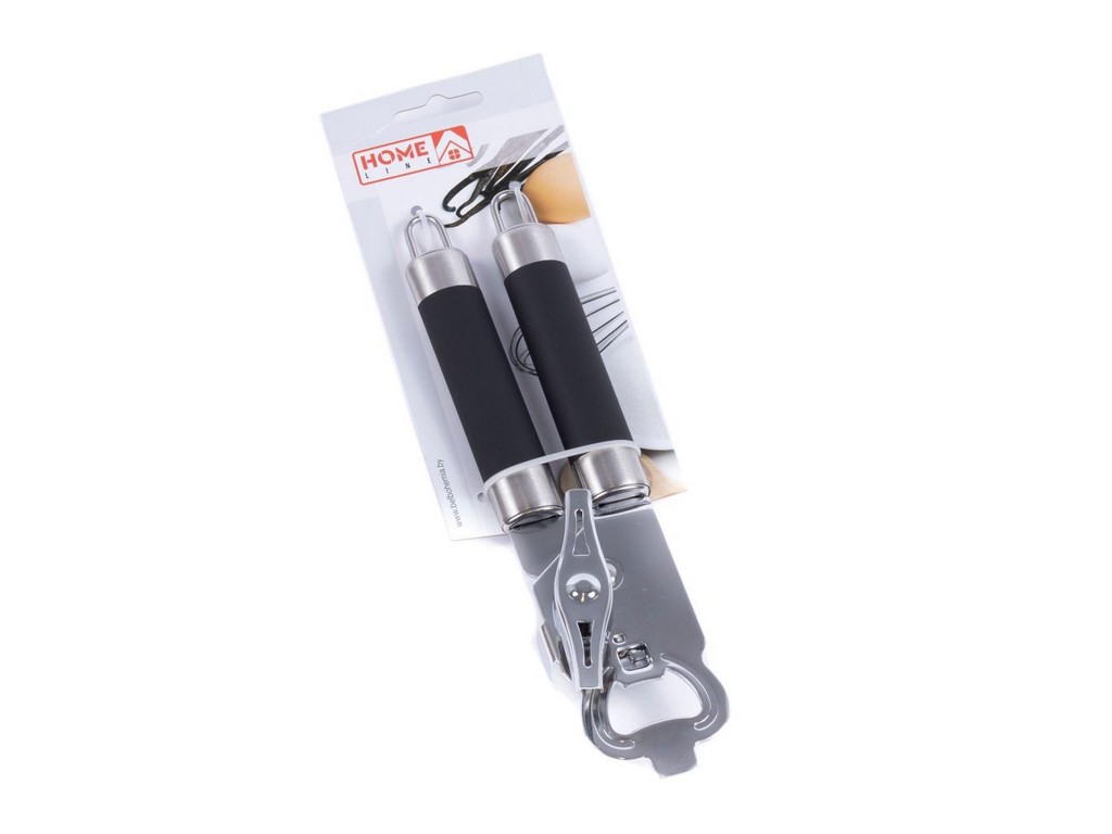 Консервовскрыватель металлический с пластмассовыми ручками  Арт.85443 - фото
