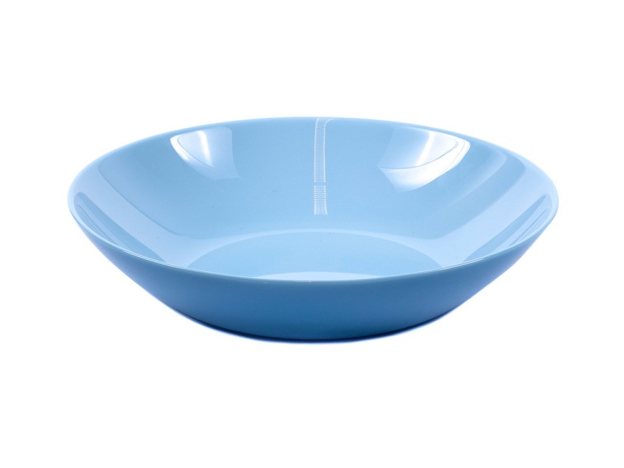 Тарелка глубокая стеклокерамическая ''diwali light blue'' 20 см (арт. P2021, код 183937) Арт.87496 - фото