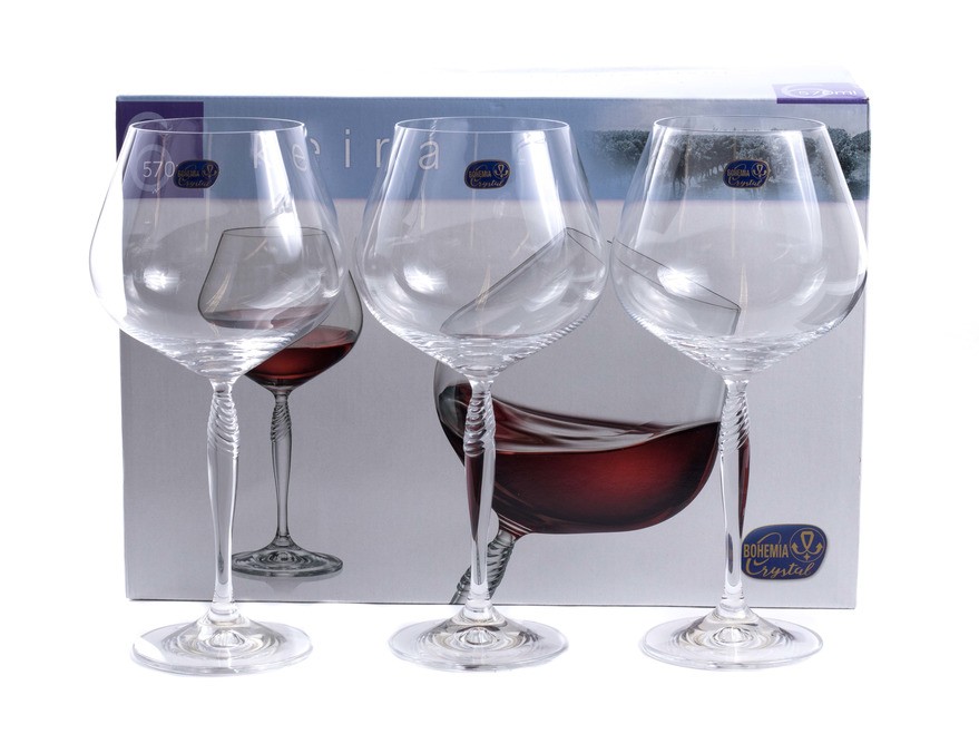 Набор бокалов для вина стеклянных ''keira'' 6 шт. 570 мл  Арт.87747 - фото
