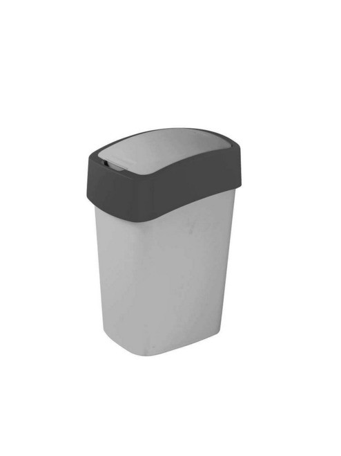 Ведро для мусора пластмассовое с откидной крышкой ''flip bin'' 10 л  Арт.88351