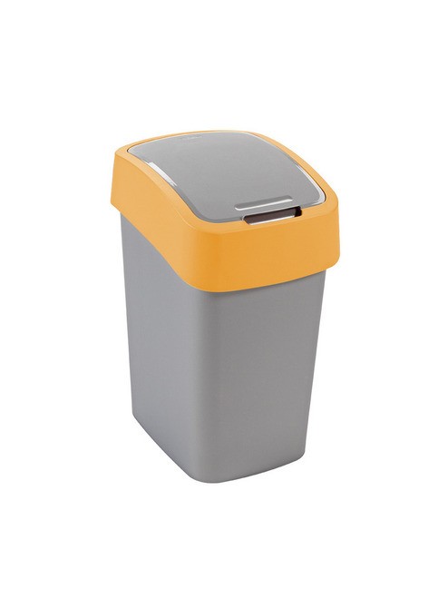 Ведро для мусора пластмассовое с откидной крышкой ''flip bin'' 10 л   Арт.88352