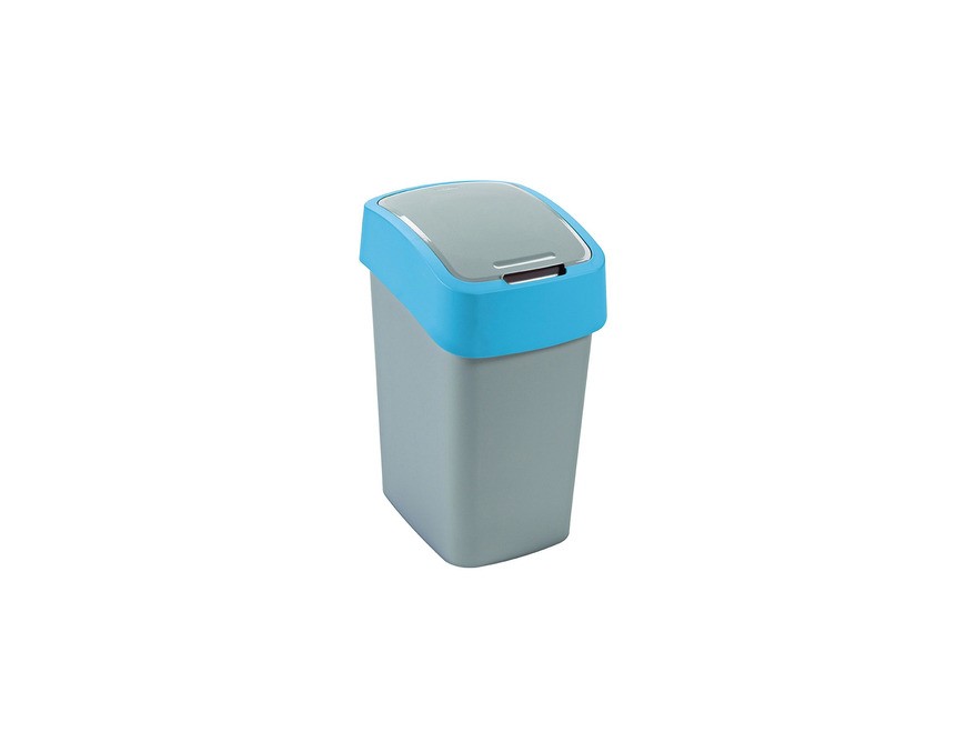 Ведро для мусора пластмассовое с откидной крышкой ''flip bin'' 10 л Арт.88355 - фото