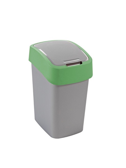 Ведро для мусора пластмассовое с откидной крышкой ''flip bin'' 25 л  Арт.88357 - фото