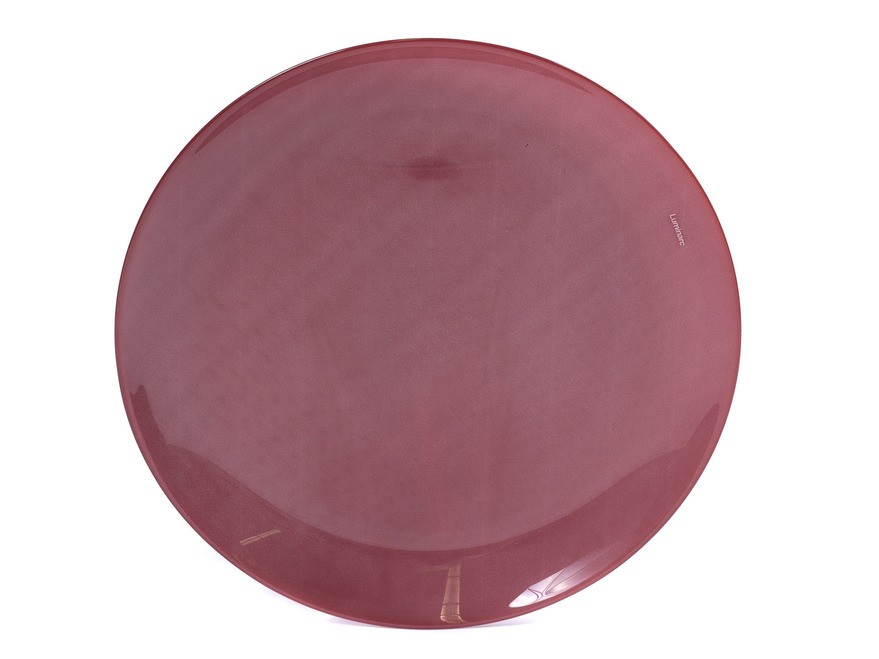 Тарелка десертная стеклянная ''arty bordeaux'' 20,5 см (арт. P1002, код 187898) Арт.89536 - фото