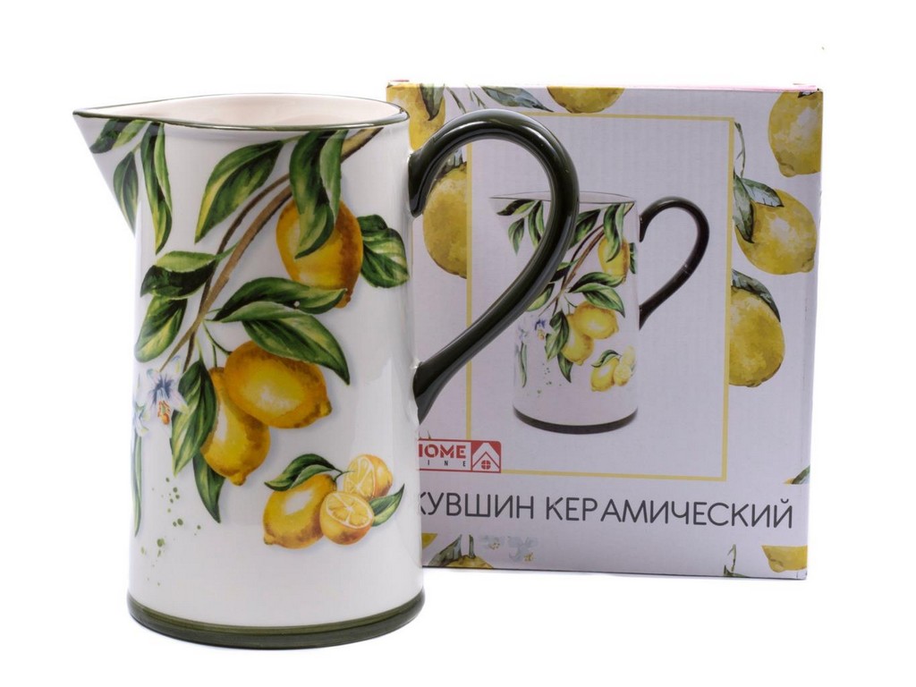 Кувшин керамический ''лимоны'' 1,1 л  Арт.89907