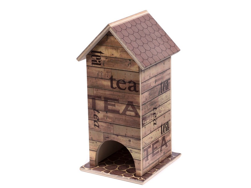 Шкатулка для чая деревянная 9,5*11*21,5 см (арт. Bb101672, код 194070) Арт.89942