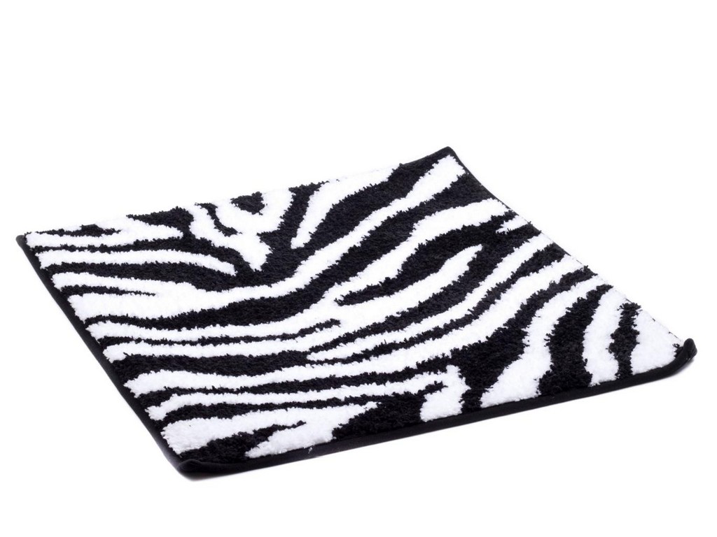 Коврик для ванной текстильный ''zebra'' 55*50 см (арт.71180001, код 198122) Арт.90605