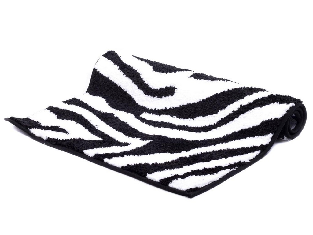 Коврик для ванной текстильный ''zebra'' 60*90 см (арт.71130001, код 198115) Арт.90606