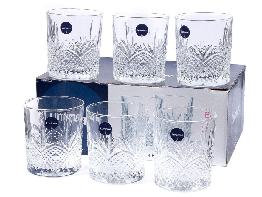 Набор стаканов стеклянных ''rhodes'' 6 шт. 310 мл (арт. N9066, код 199587) Арт.90794
