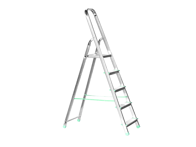 Лестница-стремянка алюм. 98 см 5 ступ., 3,53 кг (до 120 кг) iTOSS Eurostyl Арт. 2915 - фото