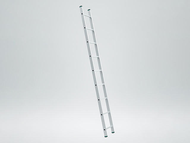Лестница алюм. односекц. 242 см 9 ступ, 3,4 кг iTOSS Eurostyl Арт. 7109 - фото