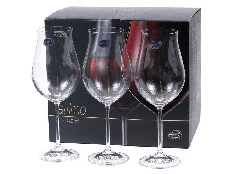 Набор бокалов для вина стеклянных ''attimo'' 6 шт. 420 мл  Арт.91709