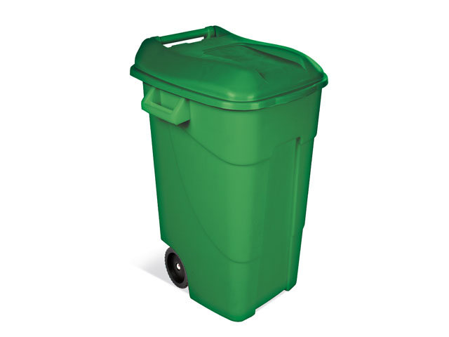 Контейнер для мусора пластик. 120л, зелёный TAYG Арт. 424007 - фото