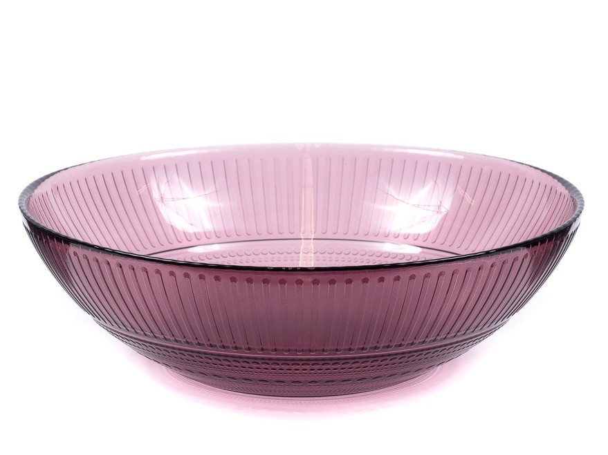 Тарелка глубокая стеклянная ''louison lilac'' 20 см (арт. L5168, код 025619),  Арт.92095 - фото