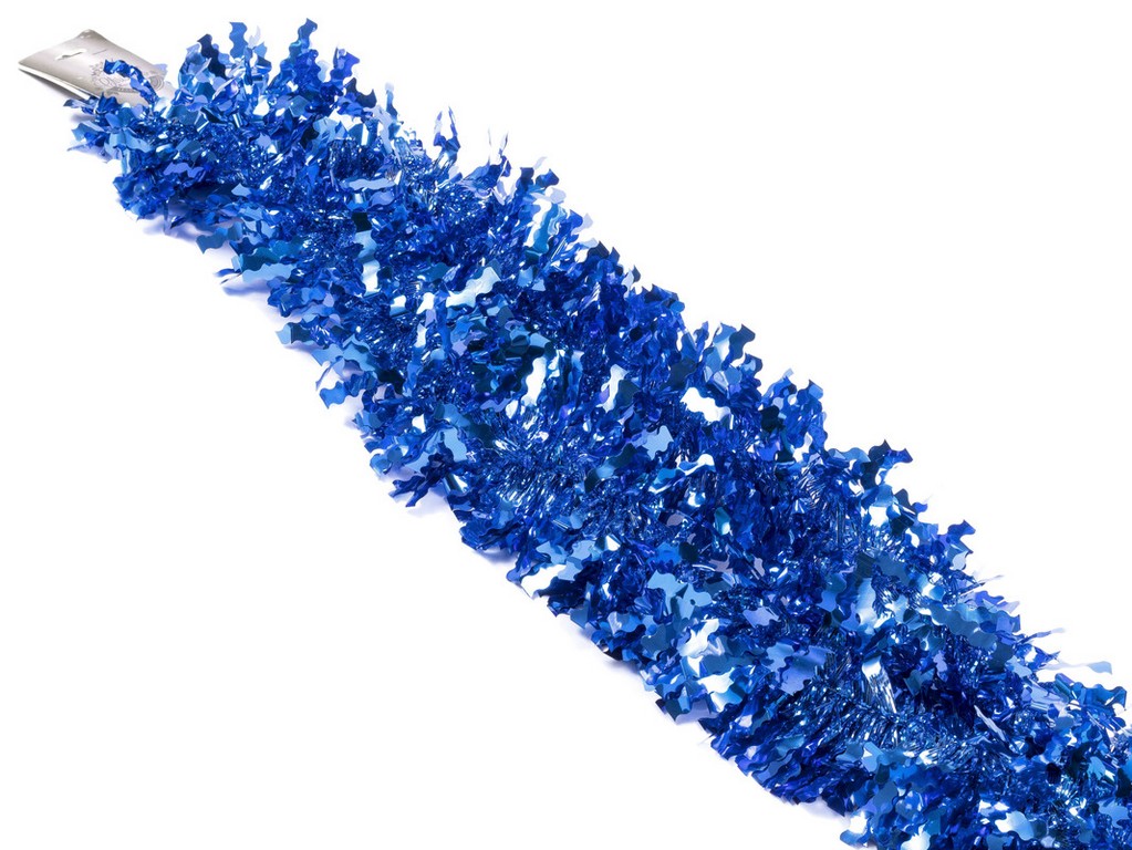 Мишура елочная синяя 2 м (арт. M-028-4, код 189205) Арт.92203 - фото