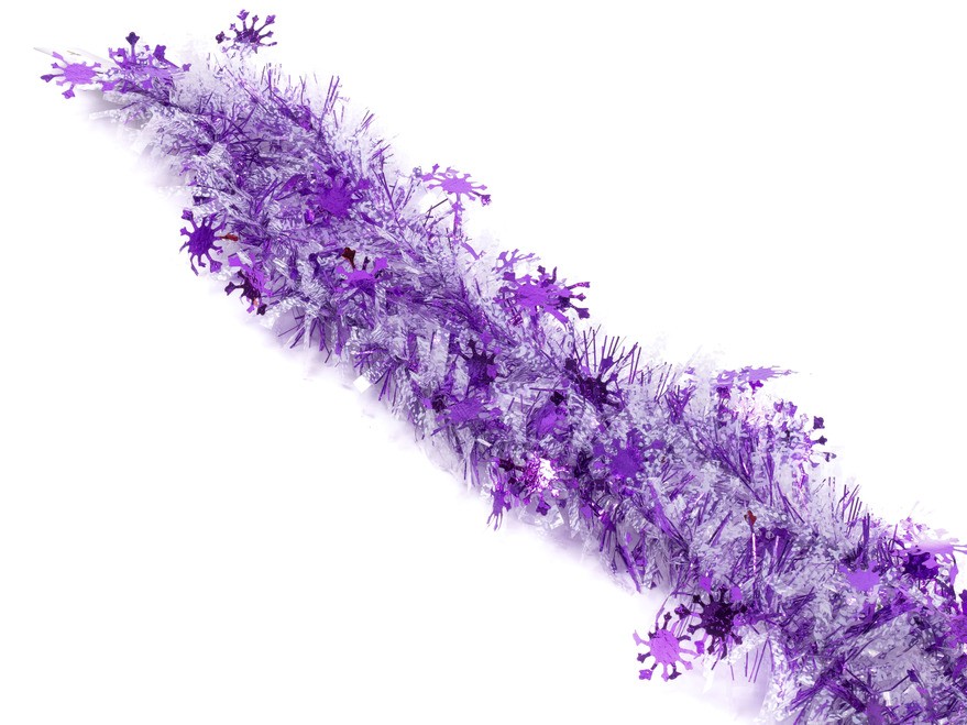 Мишура елочная фиолетовая 2 м (арт. M-188-6, код 189281) Арт.92272 - фото