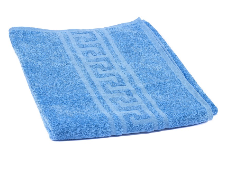 Полотенце текстильное махровое 70*140 см 380 г/м2 (арт. Вт70-140г-012-голубой, код 800900) Арт.92501