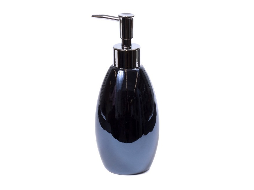 Дозатор для жидкого мыла керамический ''maiden black'' 8*8*19,5 см (арт. 2130510, код 135878) Арт.92534 - фото