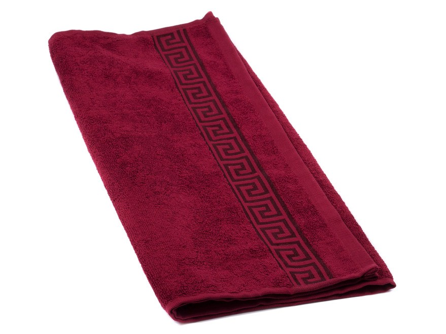 Полотенце текстильное махровое 50*90 см 430 гр/м2 bj6 (арт. 50-90bj-945-бордовый, код 956059) Арт.92571