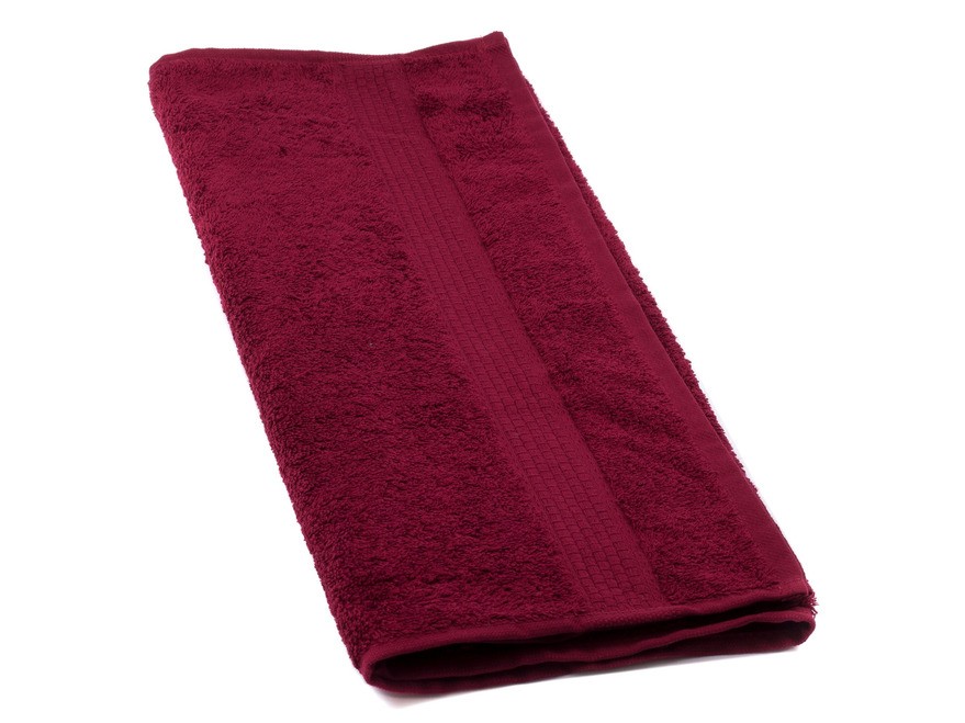 Полотенце текстильное махровое 50*90 см 470 г/м2 (арт. 50-90bs-945-бордовый, код 802072) Арт.92609