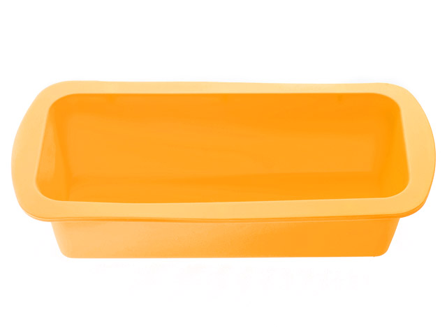 Форма для выпечки, силиконовая, прямоугольная, 27 х 13.5 х 6 см, оранжевая, PERFECTO LINEA Арт. 20-000214 - фото