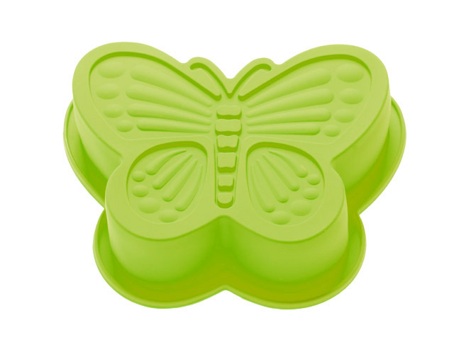 Форма для выпечки, силиконовая, бабочка, 16.5 х 13.5 х 3.5 см, зеленая, PERFECTO LINEA Арт. 20-001313 - фото
