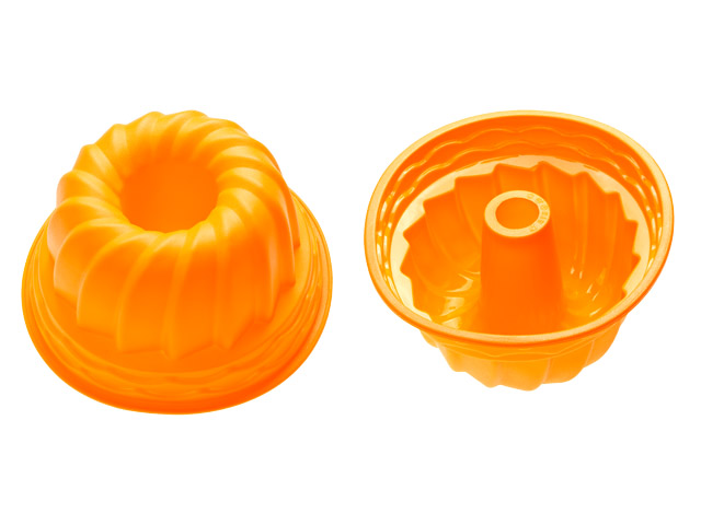 Форма для выпечки, силиконовая, кекс, 24 х 10.5 см, оранжевая, PERFECTO LINEA Арт. 20-002814 - фото
