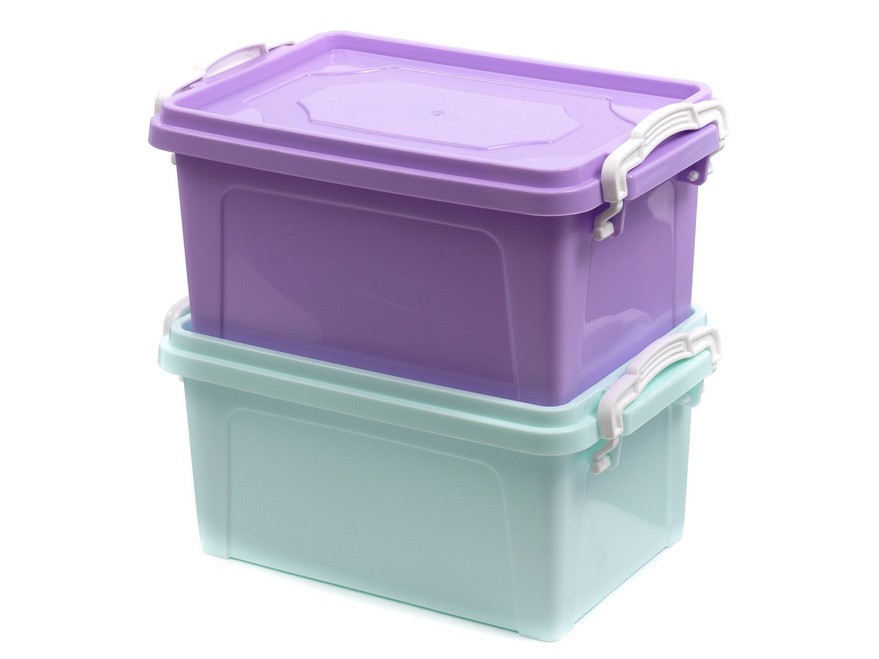 Ящик для хранения пластмассовый с крышкой 1,75 л (арт. 94177, код 941776) Арт.92960