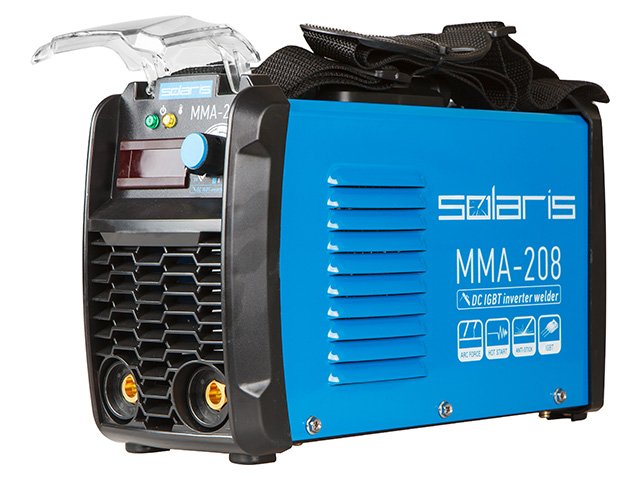 Инвертор сварочный SOLARIS MMA-208 (230В, 20-200 А, электроды диам. 1.6-4.0 мм, вес 3.9 кг) Арт. MMA-208 - фото