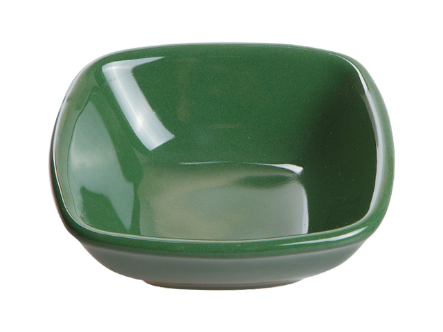 Салатник керамический, 120 мм, квадратный, серия Анкара, зеленый, PERFECTO LINEA Арт. 18-814309