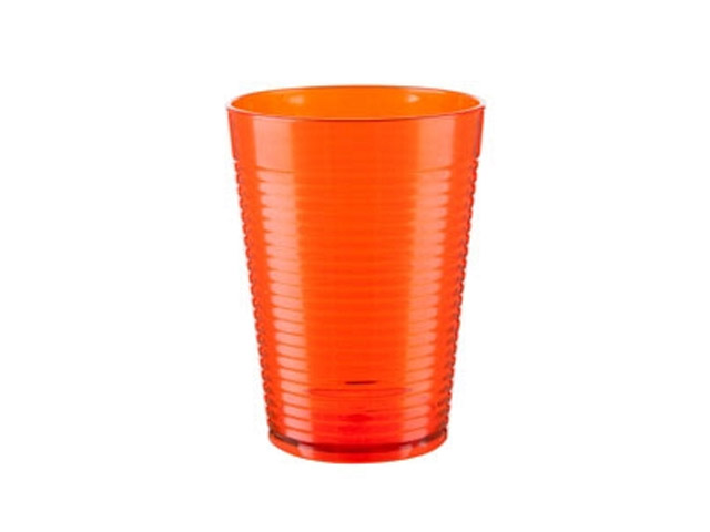 Стакан Fresh, апельсин, BEROSSI (Изделие из пластмассы. Литраж 0.25 литра. Размер 100 х 54 мм) Арт. ИК20950000 - фото