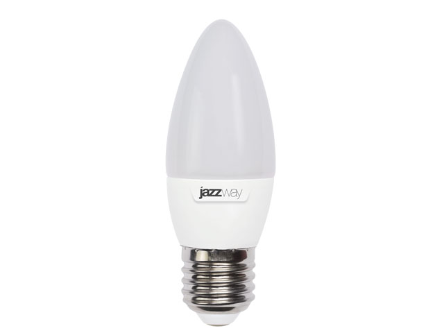 Лампа светодиодная C37 СВЕЧА 9 Вт POWER 160-260В E27 3000К JAZZWAY (75 Вт аналог лампы накал., 820Лм, теплый белый свет) Арт. 5001923