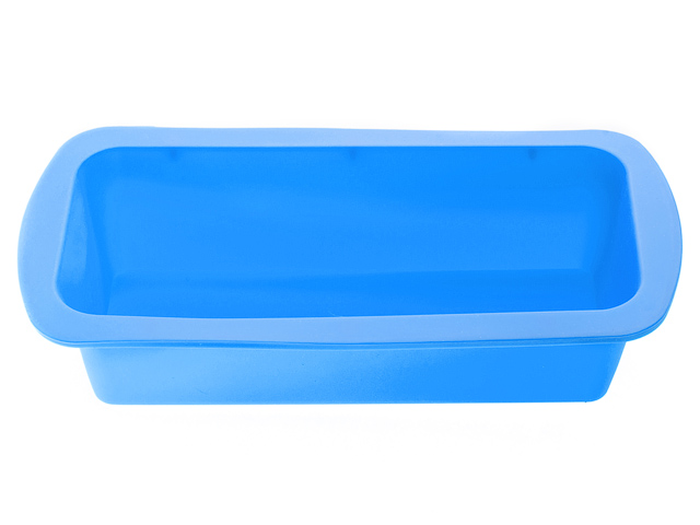 Форма для выпечки, силиконовая, прямоугольная, 27 х 13.5 х 6 см, голубая, PERFECTO LINEA Арт. 20-000212 - фото