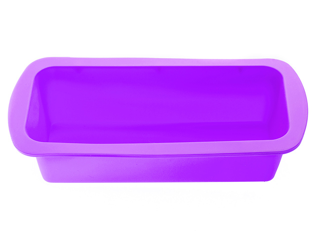 Форма для выпечки, силиконовая, прямоугольная, 27 х 13.5 х 6 см, фиолетовая, PERFECTO LINEA Арт. 20-000211 - фото