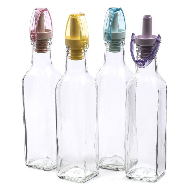 Бутылка для уксуса/масла стеклянная 500 мл (арт. M-352, код 833521) Арт.94716 - фото