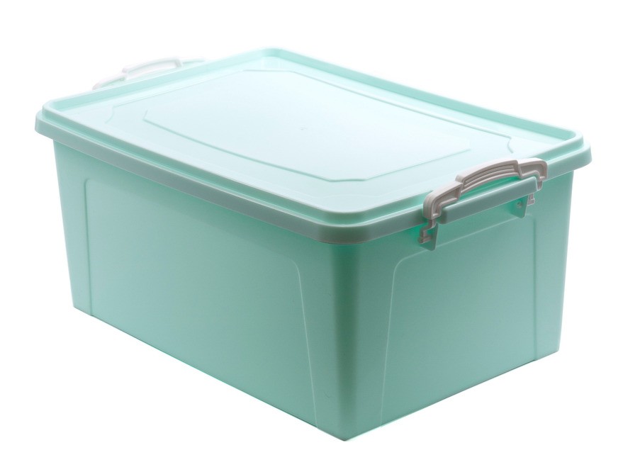 Ящик для хранения пластмассовый с крышкой 15 л (арт. 94185, код 941851) Арт.95030
