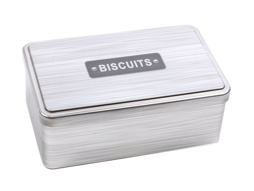 Банка для сыпучих продуктов металлическая ''biscuits'' 18*11*7,1 см (код 169378) Арт.95229 - фото