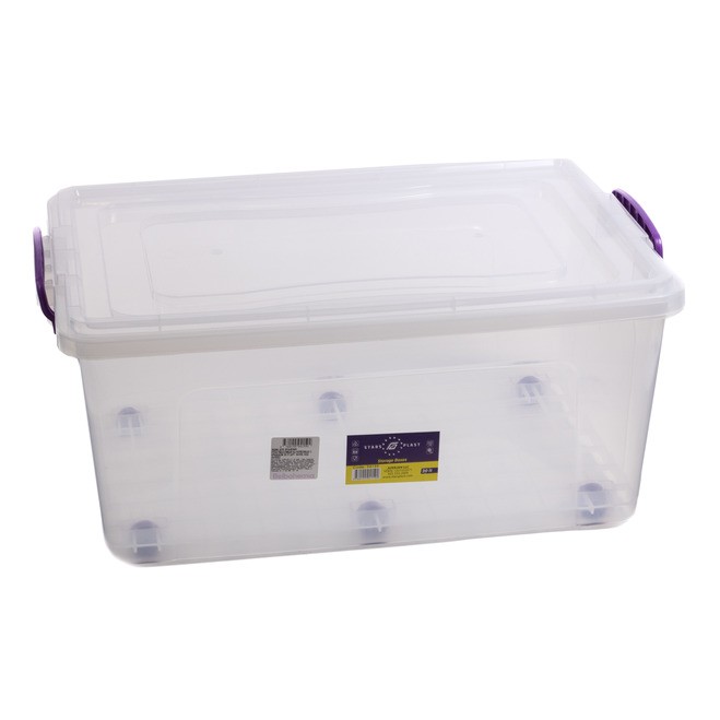 Ящик для хранения пластмассовый на колесиках с крышкой 30 л (арт. 94159, код 941592) Арт.95439 - фото