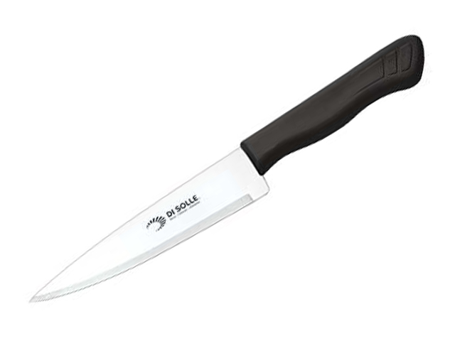 Нож кухонный 15.2 см, серия PARATY, DI SOLLE (Длина: 273 мм, длина лезвия: 152 мм, толщина: 1 мм. Прочная пластиковая ручка.) Арт.01.0118.16.04.000