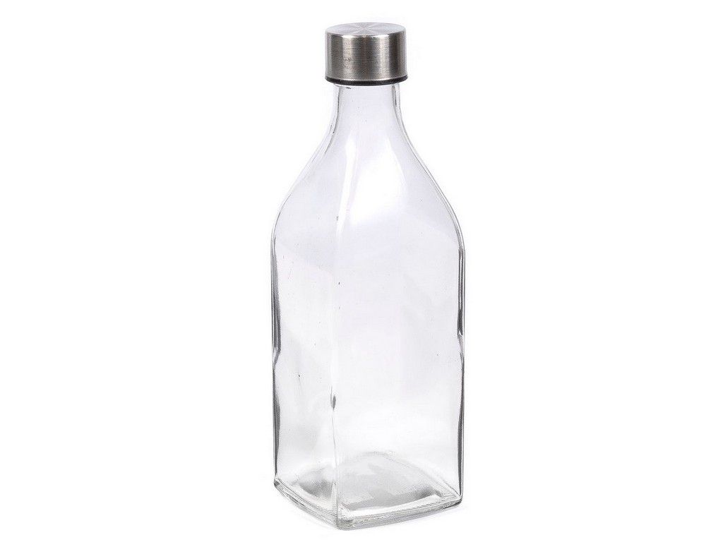 Бутылка стеклянная для питья 1, 1 л с крышкой (арт. Ov-nrl, код 215867) Арт.96718 - фото