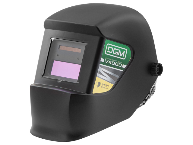 Щиток сварщика  с самозатемняющимся светофильтром DGM V4000 (1/1/2/2, 91х35мм, DIN 3/11) Арт.V4000 - фото