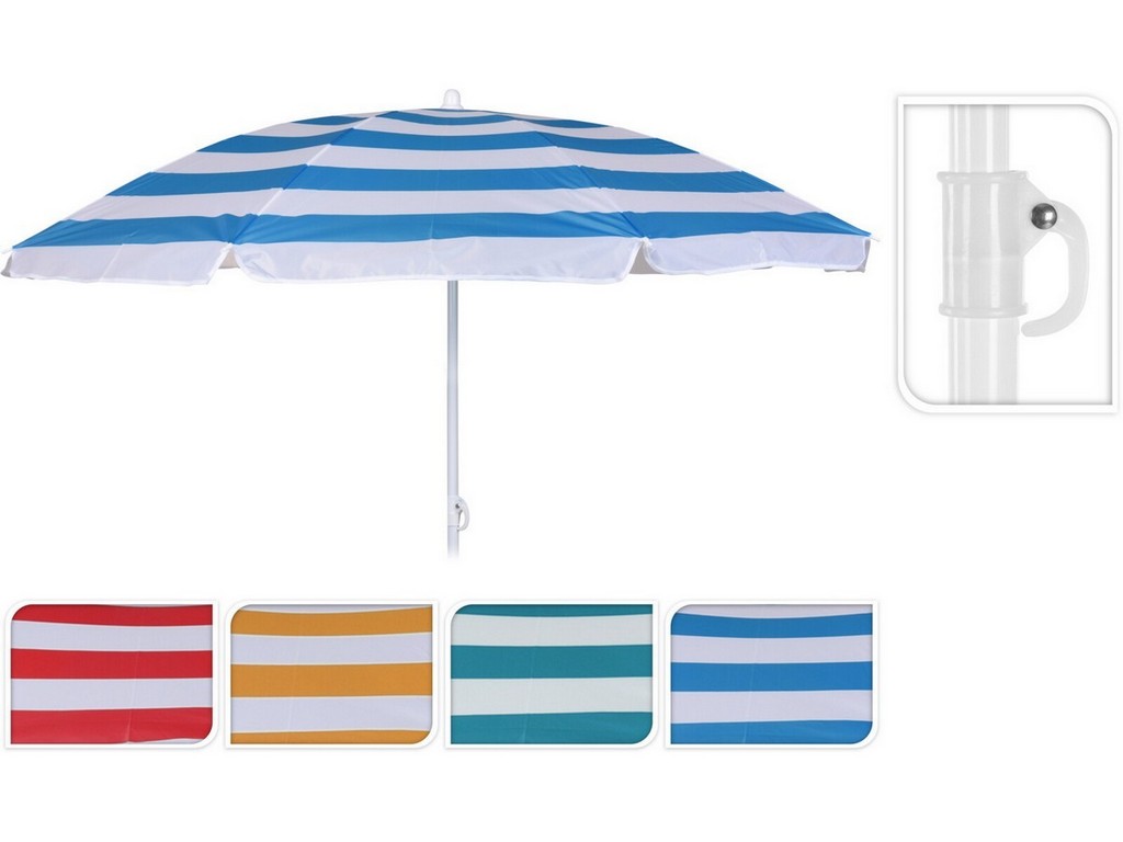 Зонт пляжный складной д. 142 см (код 431104) Арт.98122