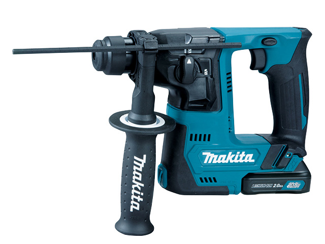 Аккум. перфоратор MAKITA HR 140 DWAJ в кейсе (10.8 В, 2 акк., 2.0 А/ч Li-Ion, 1.0 Дж, вес 1.9 кг,) Арт.HR140DWAJ - фото