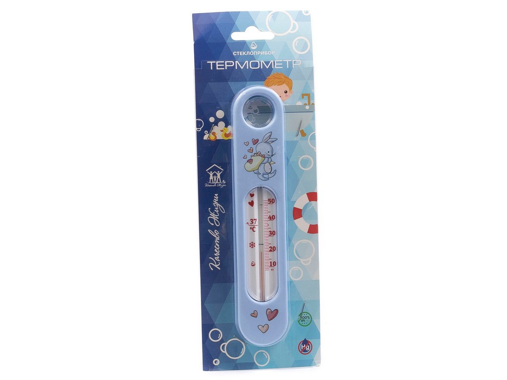 Термометр для воды в пластмассовом корпусе 19,5*4 см от + 10°c до + 50°c (арт. 300148, код 680455), Арт.98667 - фото